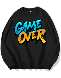 High Quality <b>Men</b> Sweatshirt Streetwear Oversized Cotton Fleece Heavyweight Crewneck <b>Pullover</b> Custom Logo Winter Wear Supplier - Product Image 5