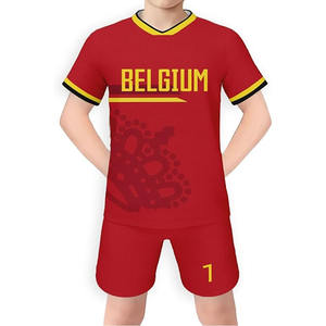 Camisetas de fútbol con impresión de sublimación completa personalizada para hombre, conjunto de uniforme de entrenamiento de fútbol de equipo de Club con logotipo para niños - Product Image 6