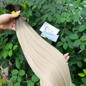 Sun Hair Company Vente en gros Soyeux Droit Ombre Couleur Blonde Cheveux Remy en vrac Extensions de cheveux humains vietnamiens Cabello Humano - Product Image 6