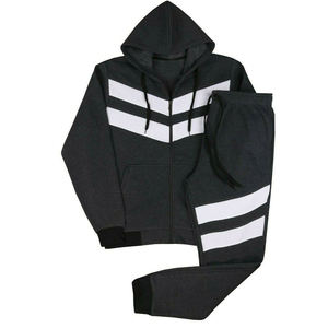 Chándal de lana de entrenamiento deportivo de invierno ecológico de Color personalizado para hombre, conjunto de joggers con capucha con aislamiento cálido para adultos - Product Image 3