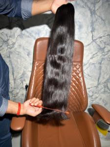 100% hueso sin procesar cutículas rectas alineadas extensiones de cabello humano crudo donante único trama doble paquetes indios precio más bajo - Product Image 5