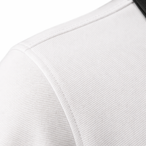 Polo con Cierre para Hombre, Estilo Urbano, con Estampado de Llamas en el Borde, Cuello Bicolor, Transpirable, de Secado Rápido, con Gráficos Sublimados - Product Image 5