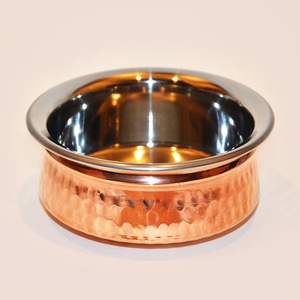 Elegante cuenco de cobre para servir con acabado suave que agrega sofisticación y aspecto rico a cada cocina casera - Product Image 4