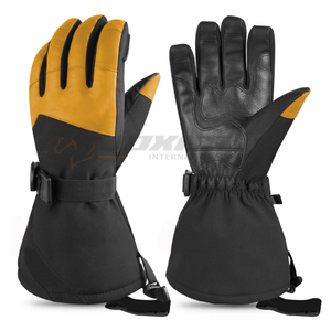 Gants de ski anti-neige avec bretelles réglables et coutures renforcées pour la chaleur et la durabilité dans les sports d'hiver extrêmes - Product Image 3