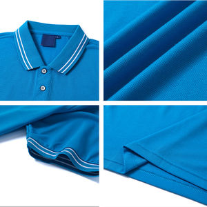 Vente en gros de polos d'équipe de golf pour hommes, t-shirts à perles courtes en coton polyester souple avec impression personnalisée et logo - Product Image 2