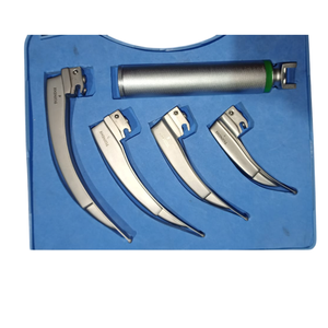 Laringoscopio Quirúrgico LED Profesional Portátil de Acero Inoxidable de Calidad Premium, Dispositivo Manual de Intubación para Gestión de las Vías Respiratorias - Product Image 1