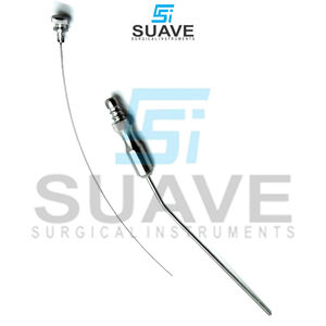 Instrumentos de acero inoxidable de diagnóstico quirúrgico de tubo de succión Frazier hechos a medida por SUAVE SURGICAL INSTRUMENTS - Product Image 3