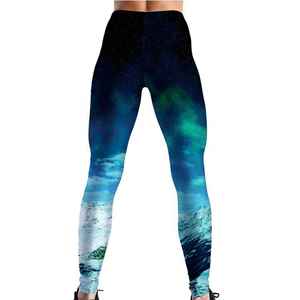 Leggings Internacionales de Cintura Alta para Mujer, Ajustados, con Efecto Levanta Glúteos, Tejido Elástico de Longitud Completa para Fitness y Moda - Product Image 3