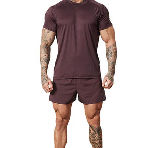 กางเกงขาสั้นผู้ชายแห้งเร็วน้ำหนักเบาผ้ายืดหยุ่นได้สำหรับใส่วิ่งในยิมวิ่งในฤดูร้อน - Product Image 5