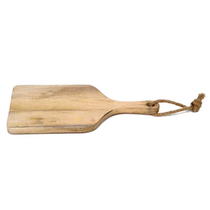 Planche à découper rustique avec corde de suspension, surface épaisse et lisse, idéale pour couper, servir et décorer la cuisine avec style - Product Image 2