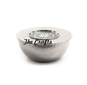 Chauffage Dallah en aluminium couleur argent de conception tendance pour la cuisine et les accessoires de table Chauffage Dallah à bas prix - Product Image 1