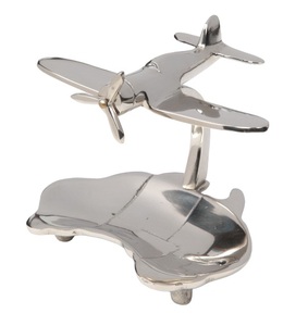 Modèle d'avion artisanal avec base, intérieur, décoration de salon, modèle d'avion en métal moulé sous pression, poli brillant, dernier modèle - Product Image 1