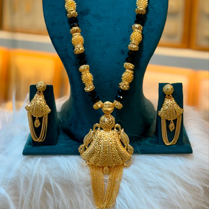 Conjunto de joyas de moda chapadas en oro de 24 quilates de estilo Vintage de Dubái para bodas, compromisos, aniversarios, aleación étnica - Product Image 1