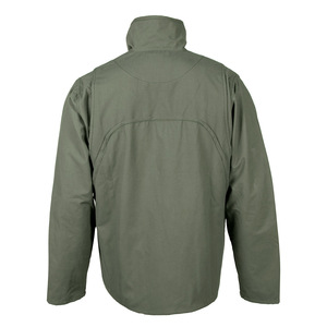 Chaqueta de Caza de Tela Suave de Poliéster con Cuatro Bolsillos de Solapa y Bolsillos Cargo con Cremallera - Product Image 3