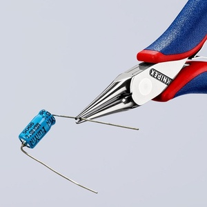 สำหรับคีมอิเล็กทรอนิกส์ KNIPEX ที่มีความยาวรวม 115 มม. รูปทรงขากรรไกรปลายมน 3 แบบ พร้อมด้ามจับหลายส่วนประกอบ - Product Image 5