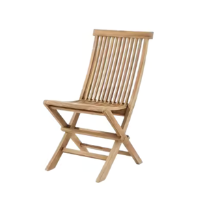 Good Quality Solid Wood European Modern <b>Folding</b> Dining <b>Chairs</b> for Commercial Use in Hotels Restaurants Gardens - Product Image 5