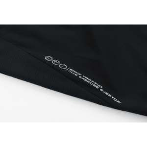 Short de basketball sportif ERKE pour homme, noir, tissé et tricoté, avec taille élastique et logos pour un confort optimal - Taille XXS - Product Image 5