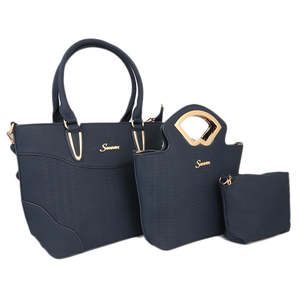 Sac à main pour femme 3 pièces 9724 - BLEU - Product Image 1