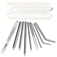 Kit de fabrication de bracelets en paracorde FID avec boîtes de rangement, aiguilles à tresser et outils de bricolage pour la création de bracelets et de porte-clés