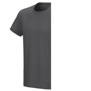 Camiseta de Manga Corta Casual para Hombre, Talla Grande, con Logotipo Personalizable de Alta Calidad, Transpirable, Bordada, Gris, 220 g/m², 100 % Orgánica - Product Image 2