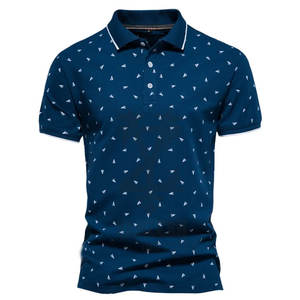 Camiseta Polo de Algodón 100% para Hombre, Fabricada por el Fabricante, Ajuste Holgado, Estampada, Tendencia, Sostenible, Nueva Llegada - Product Image 3