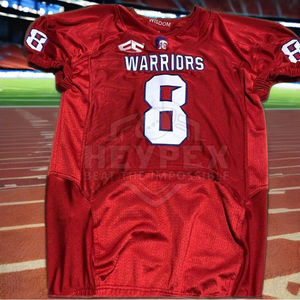 Camiseta de fútbol americano hecha a medida, transpirable, con mangas cortas, nombre y número personalizados, novedad de 2025 - Product Image 1