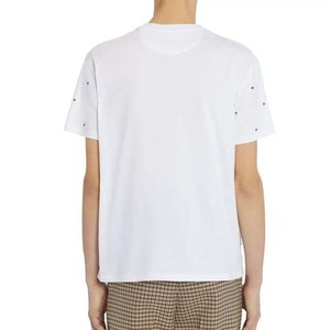 Camisetas de algodón para hombre de alta calidad con logotipo personalizado bordado bajo MOQ precio al por mayor diseño personalizado - Product Image 2