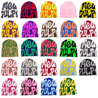 Bonnet d'hiver tendance en jacquard tricoté 100 % acrylique imperméable avec logo personnalisé, protection contre le froid, design sportif à revers
