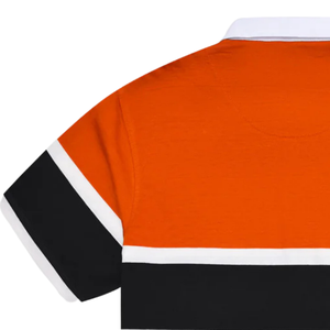 เสื้อเชิ้ตผู้ชายคอตั้ง แขนสั้น ผ้าฝ้าย 100% สวมใส่สบาย เหมาะสำหรับเล่นกีฬากอล์ฟ ระบายอากาศได้ดี แห้งเร็ว ดีไซน์โลโก้ ทรงปกติ ใส่ได้ในฤดูร้อน - Product Image 4