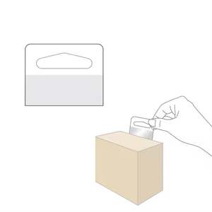 Convenientes ganchos de exhibición colgantes autoadhesivos para escaparate de productos - Product Image 5