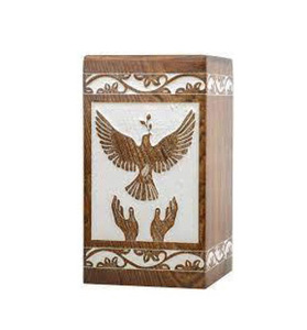 Urnas de Cremación Modernas de Madera para Adultos, para Uso Funerario y de Entierro, Hechas a Mano con Logotipo Personalizado a Bajo Precio - Product Image 1