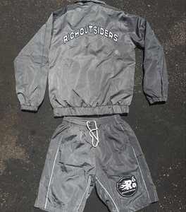 2025 <b>Men's</b> Two Piece Custom Sets Windbreaker <b>Shorts</b> Tracksuits Reflective Zip Up Nylon Two Piece Windbreaker <b>Short</b> Set For <b>Men</b> - Product Image 6