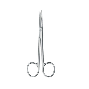 Premium 3,75 \ "Tijeras de IRIS recto Manual Dental Veterinario Juego de instrumentos Instrumentos quirúrgicos de primeros auxilios de acero inoxidable - Product Image 4