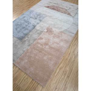 Alfombra de Lana y Viscosa Color Marfil con Diseño de Confeti, Hecha a Mano, para Decoración del Hogar-TNQ-2746 - Product Image 2