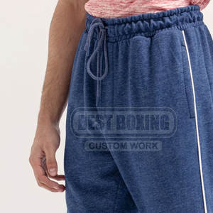 Pantalones rectos informales para hombre con cintura con cordón y bolsillos laterales para uso diario Pantalones informales de Ajuste Recto para hombre - Product Image 6