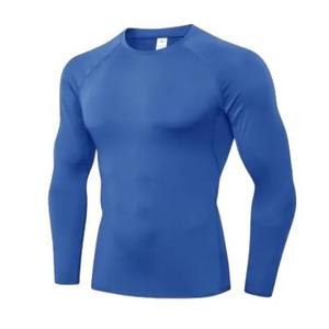 Chemises tricotées anti-rides à séchage rapide pour hommes légers Vêtements décontractés respirants Prix raisonnable Meilleur Rash Guard Polyester - Product Image 1