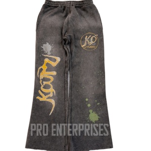 PRO ENTERPRISES Ensemble de sweats à capuche pour homme en molleton 100% coton 420g, décontracté, uni, délavé à l'acide, respirant, pour l'hiver - Product Image 3