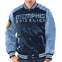 Blousons Aviateur Personnalisés Starter Baseball Chargers Cowboys pour Hommes, Blouson Homme de Sport en Satin de Baseball Équipe avec Patchwork