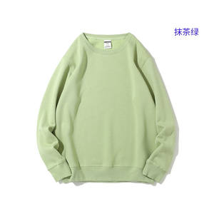 Jersey suéter OEM personalizable grueso polar poliéster Casual tamaño asiático cuello redondo sudadera sudaderas - Product Image 4