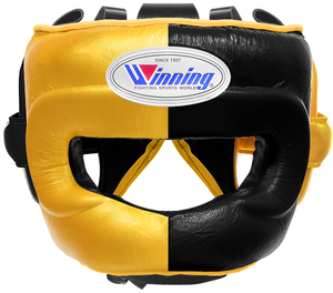 Protector de Cabeza de Cuero Genuino para Entrenamiento de MMA, Muay Thai y Boxeo, Protección Facial - Product Image 1