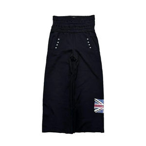 Fabricant personnalisé Pantalon de jogging double couche à la taille en coton éponge français imprimé Pantalon de survêtement ample pour hommes - Product Image 3