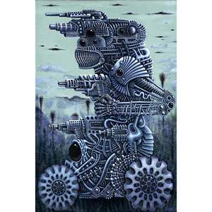 Digital Printed War Machine <b>Poster</b> on Vinyl Flag Banners Material - Product Image 1