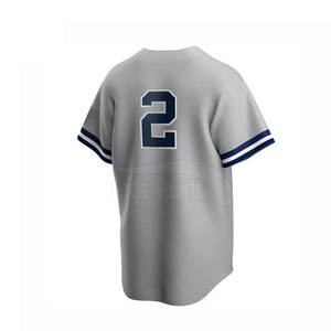 2024 haute qualité broderie personnalisée Logo Baseball Jersey vêtements de sport pour hommes en gros grande taille Option disponible - Product Image 3