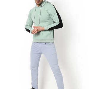 เสื้อฮู้ดลำลองของผู้ชายผ้าฝ้ายโพลีเอสเตอร์น้ำหนักเบาโลโก้ - Product Image 3