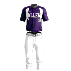 Hot Fashion Custom Label Baseball Jersey Diseño profesional Ropa deportiva de alta calidad Conjunto simple en la demanda del cliente con MOQ bajo - Product Image 4