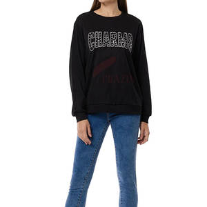 เสื้อสเวตเตอร์พิมพ์ลายสำหรับผู้หญิงเสื้อผ้าแนวสตรีทเสื้อสเวตเตอร์พิมพ์ลายสำหรับผู้หญิงโอเวอร์ไซส์แฟชั่น - Product Image 4