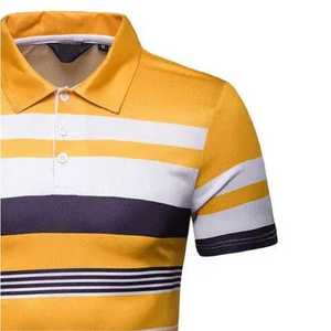 Camiseta Polo Personalizada de Estilo Casual, Manga Corta, para Hombre, 100% Algodón, Talla Grande, Hecha en Pakistán, Diseño Liso, Tejido Jersey - Product Image 3