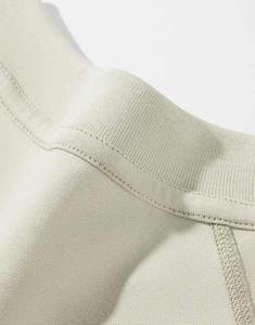 Men's Summer Casual T-Shirt Custom Fashion 100% Cotton Light 230g Knitted <b>Fabric</b> Short Sleeve Solid Design High Unisex Oversized - Product Image 2