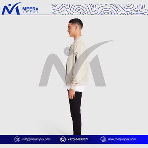 Custom Men's Bomber <b>Jacket</b> High-Quality Windproof <b>Lightweight</b> Zipper <b>Jacket</b> for Travel, Streetwear, Outdoor, Fashion Wear - Product Image 5