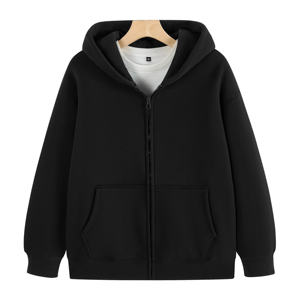 Sudaderas buenas de alta calidad Diseño personalizado Encuentra una marca de ropa Fabricante Sudadera con capucha y cremallera - Product Image 3